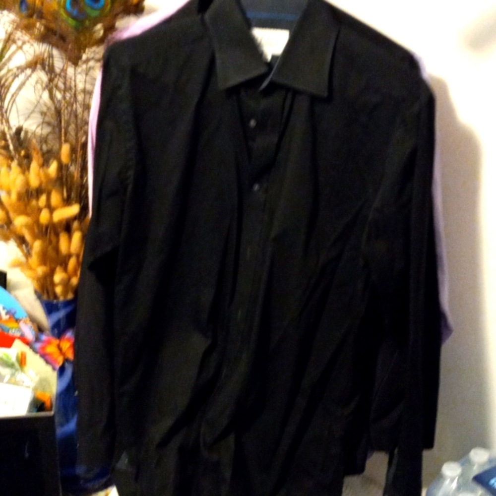 Ted Baker endurance black button down shirt